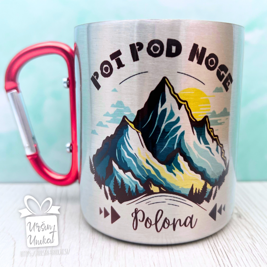 LONČEK S KARABINOM "Pot pod noge”