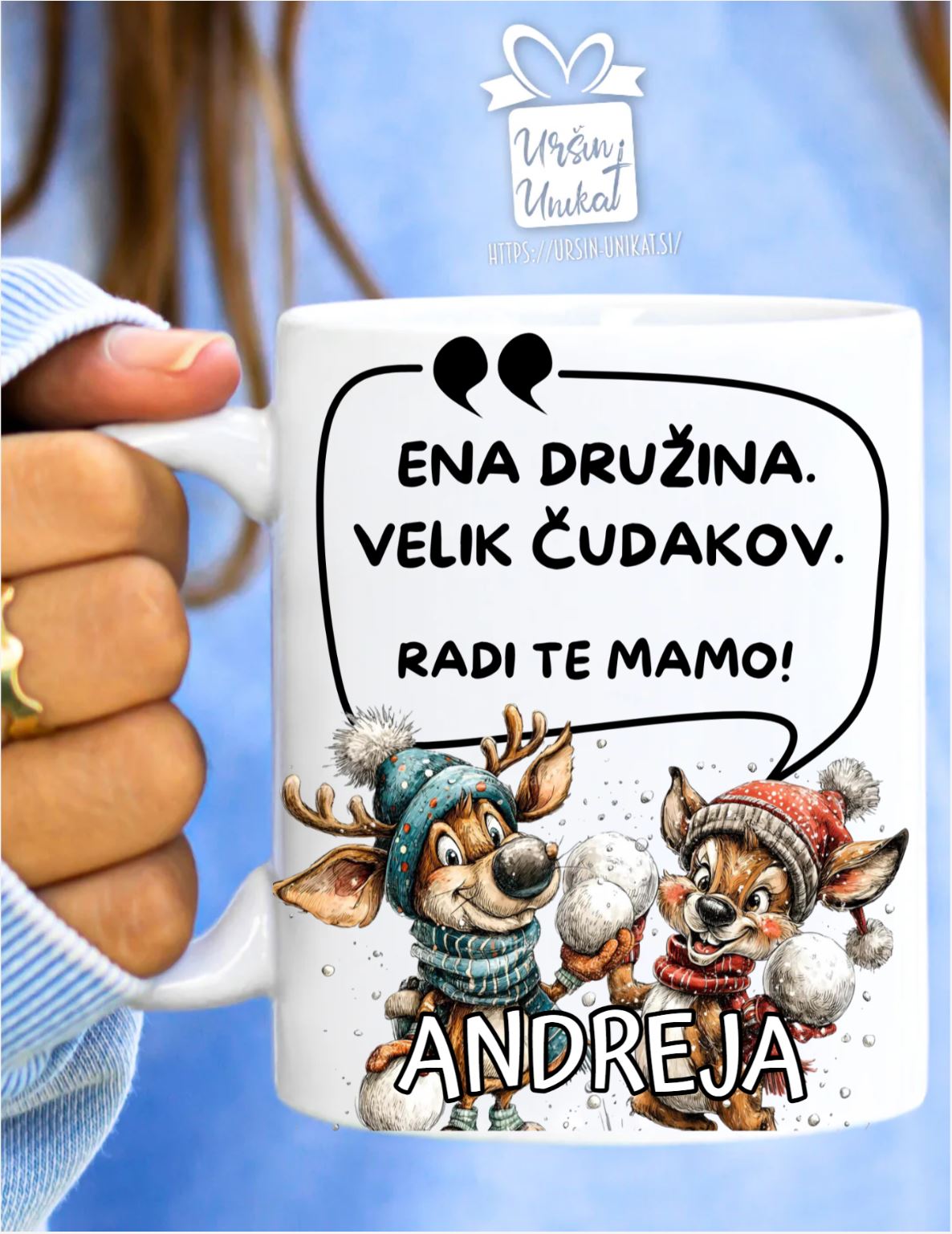 SKODELICA - “ENA DRUŽINA, velik čudakov” - smešno božično darilo