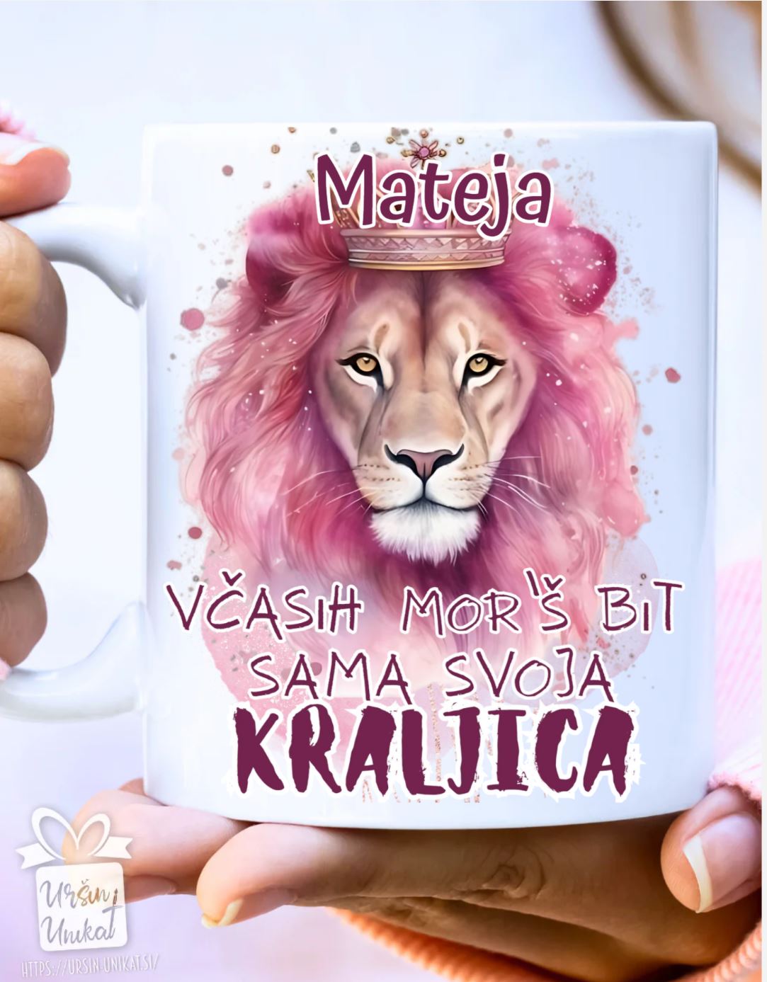 Skodelica “Sama svoja kraljica”