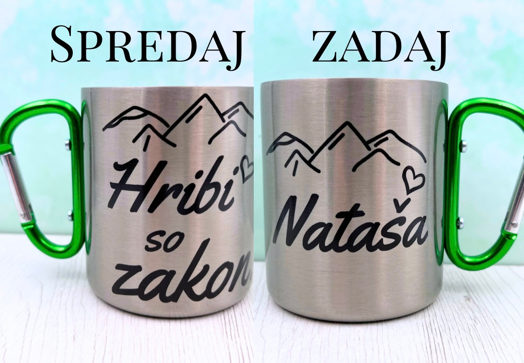 LONČEK S KARABINOM "HRIBI SO ZAKON"
