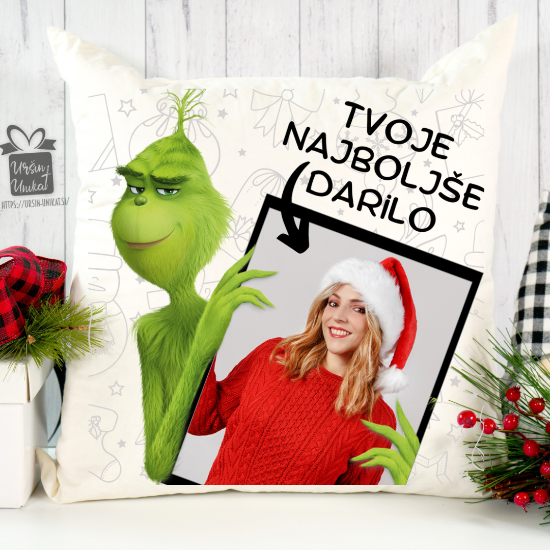 BLAZINA Grinch s fotografijo