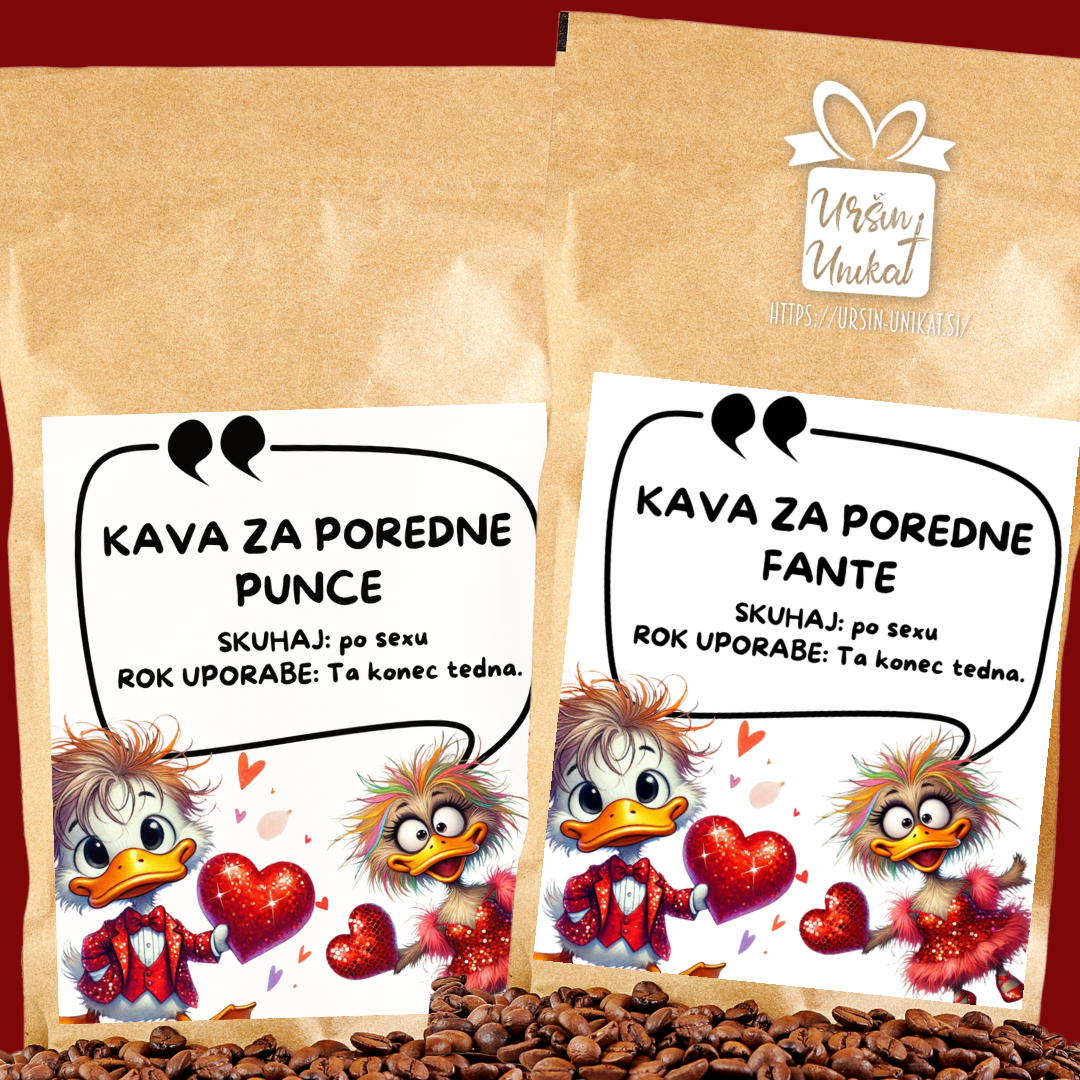 Valentinovo darilo: Kava za poredne punce/fante