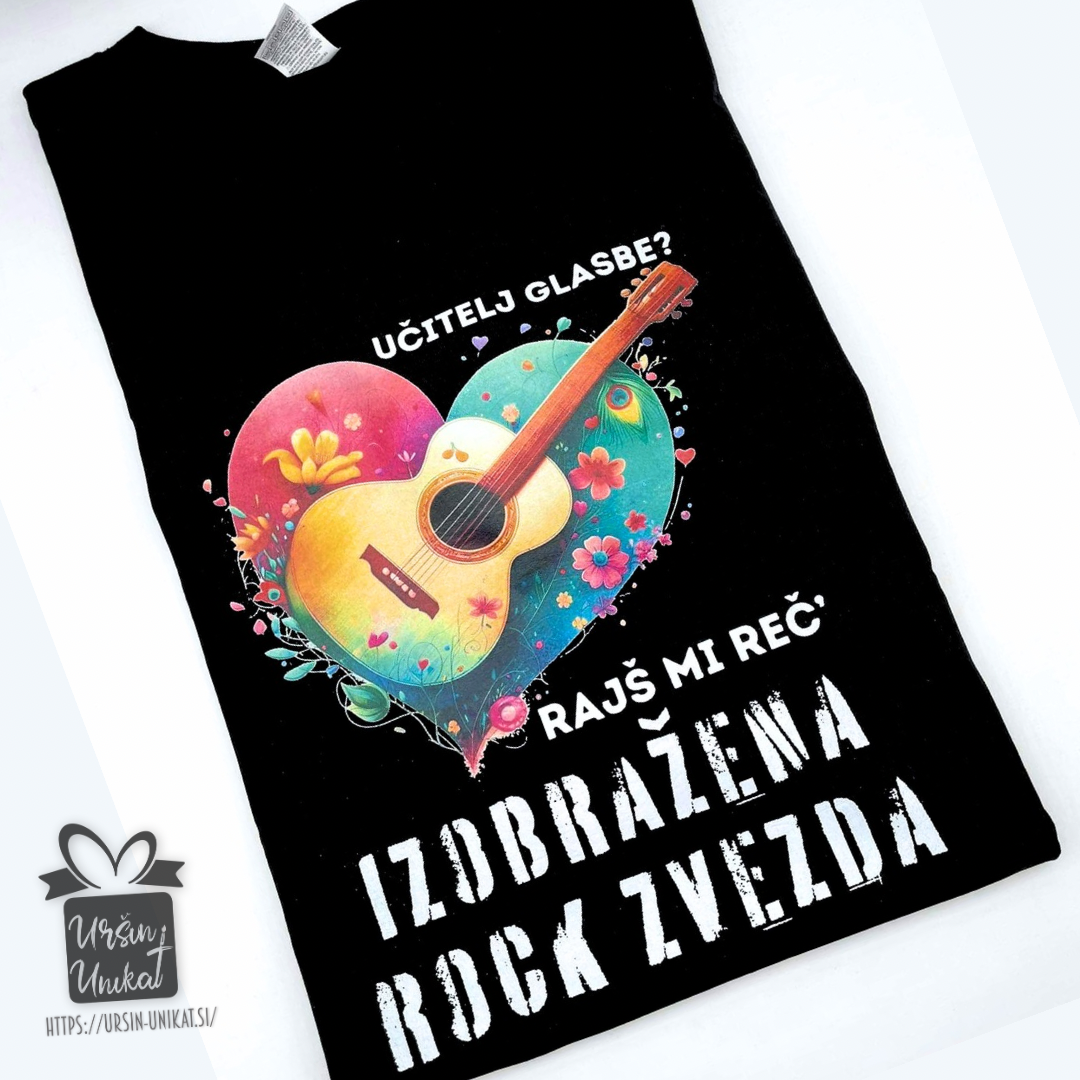 Bombažna majica “UČITELJ/ica GLASBE”