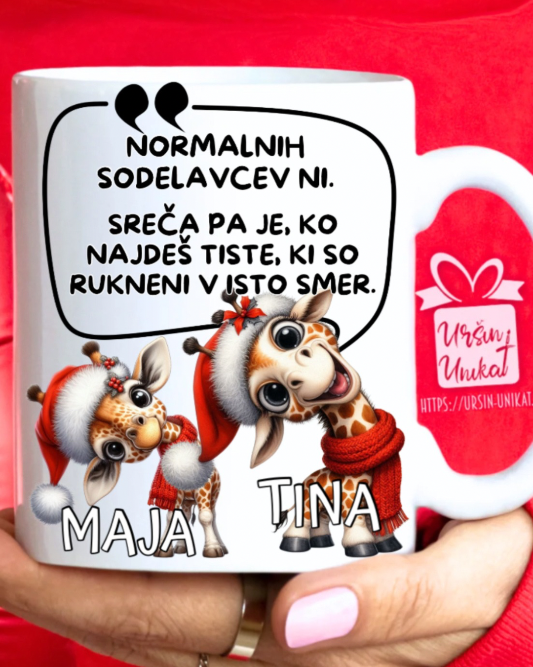 SKODELICA “RUKNENI V ISTO SMER” Božično darilo za sodelavce