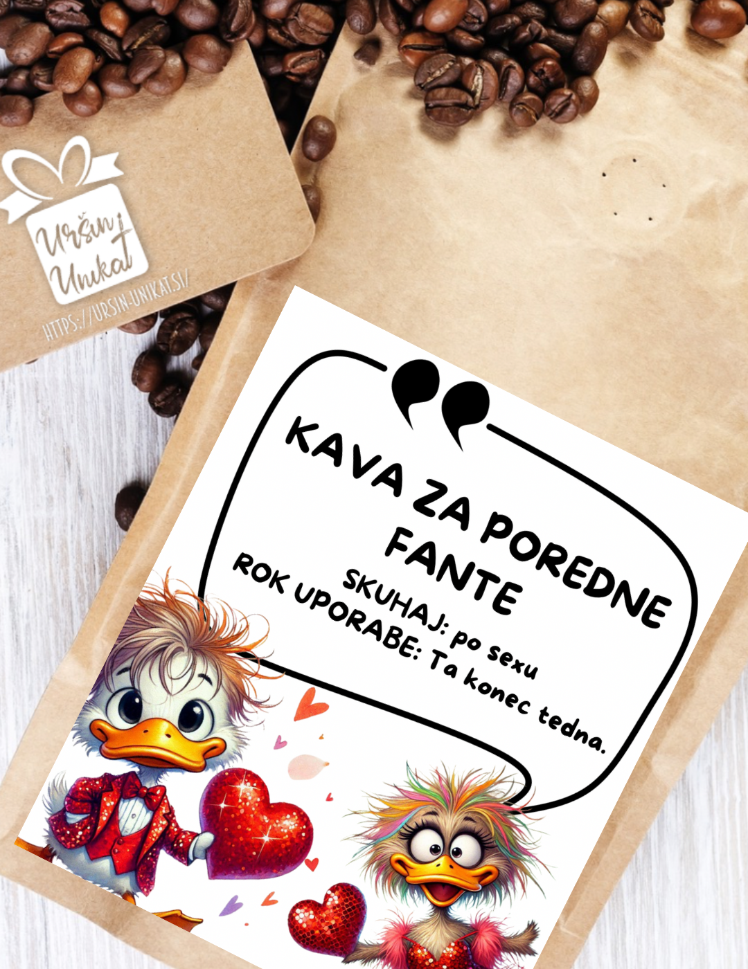 Valentinovo darilo: Kava za poredne punce/fante
