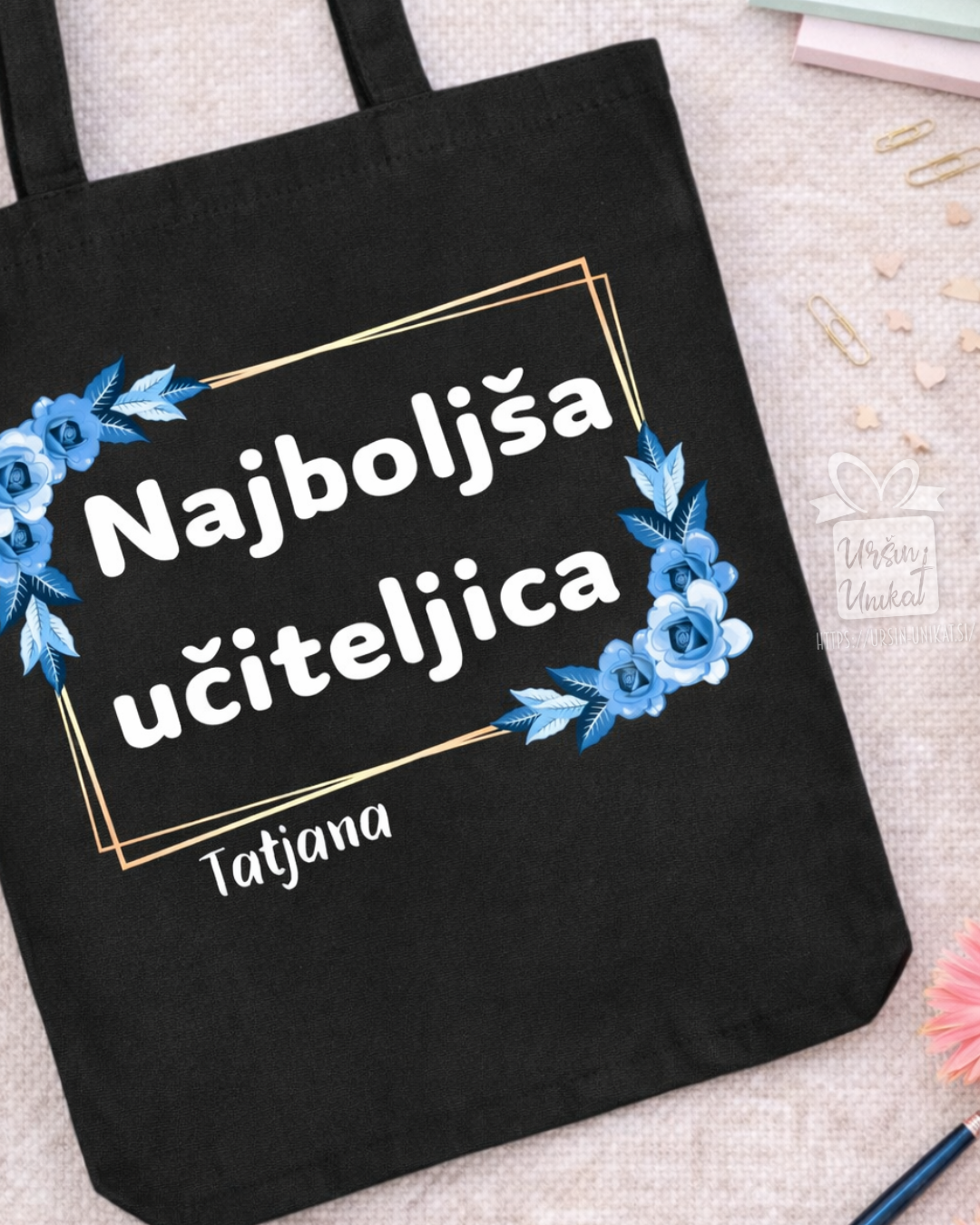 NAKUPOVALNA VREČA - darilo za učitejico