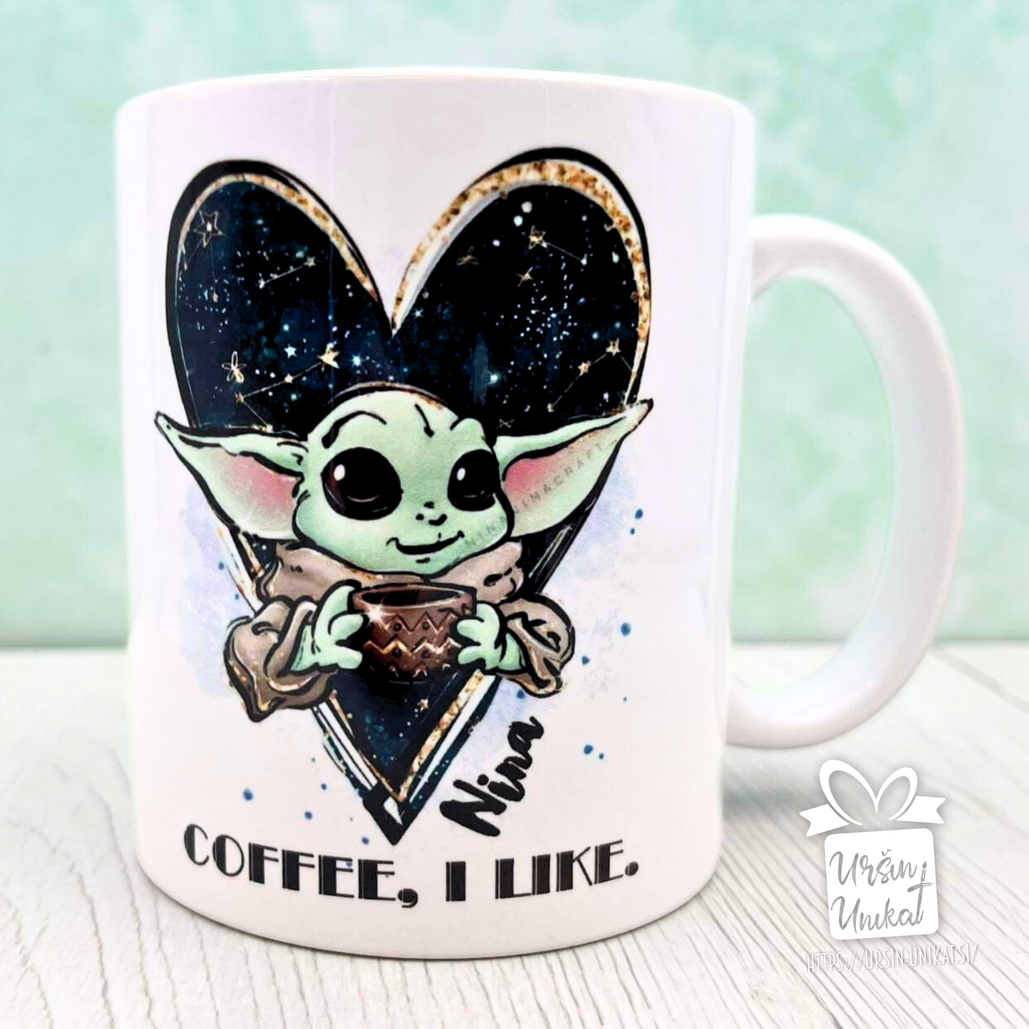Keramična skodelica "BABY YODA”