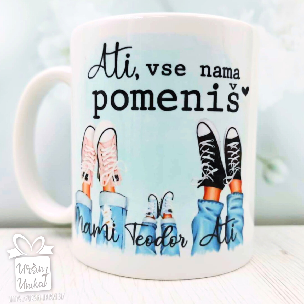 Skodelica "ATI - vse nama/nam pomeniš - ALLSTARKE"