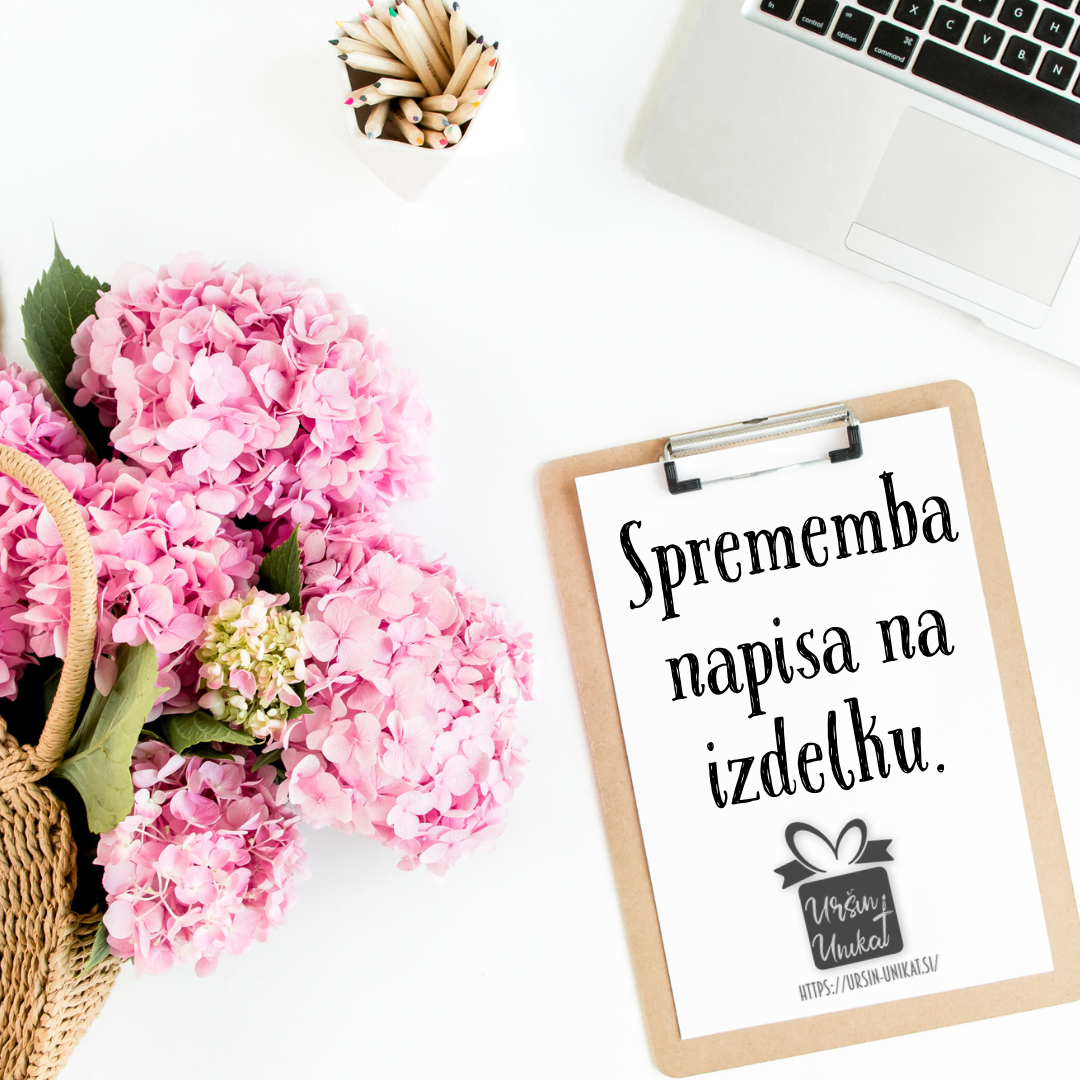 Sprememba napisa na izdelku