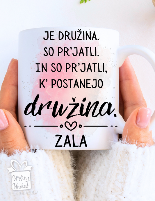 Keramična skodelica “So pr’jatli” za prijateljico