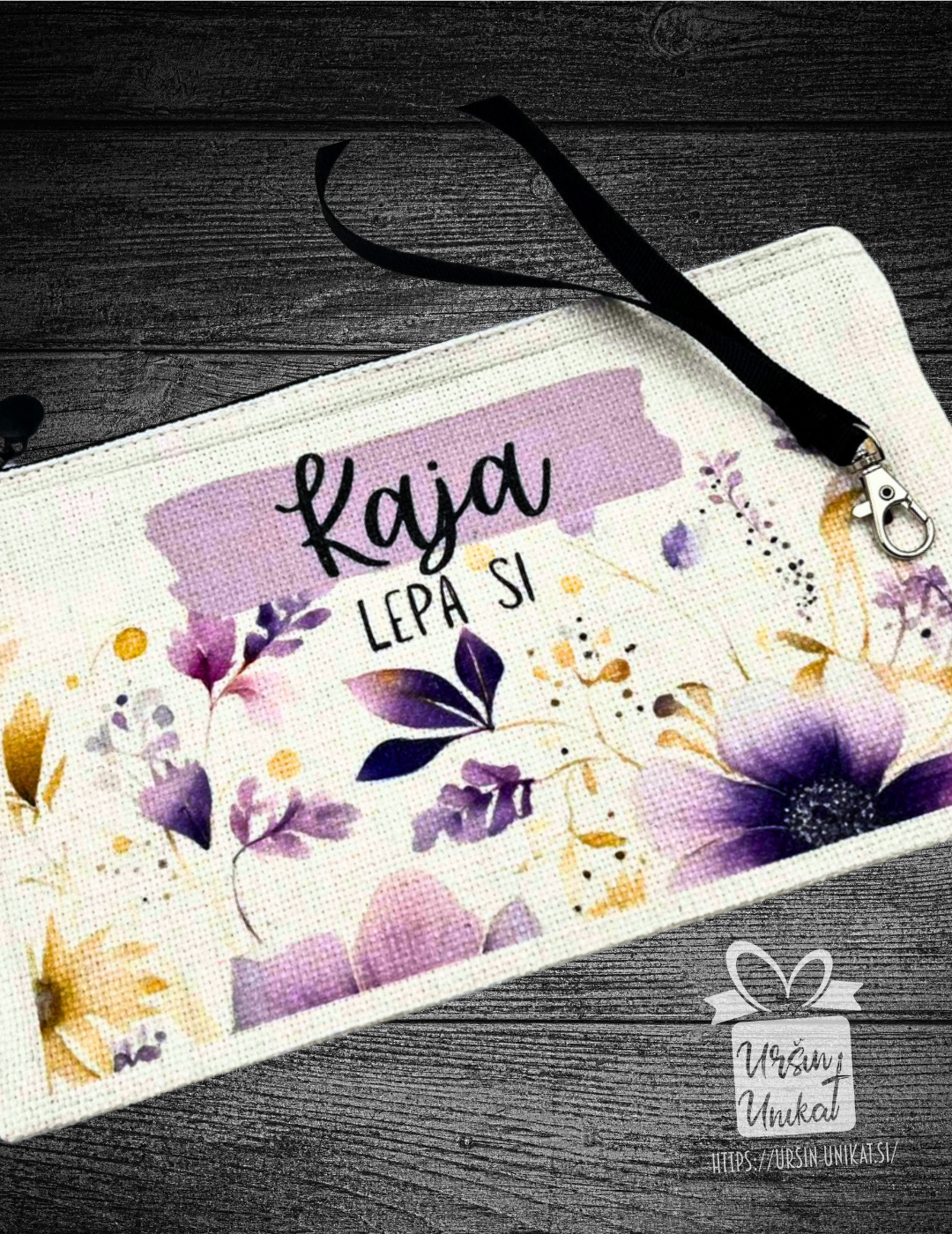 Lanena peresnica ali toaletka “Lepa si” - personalizirano darilo