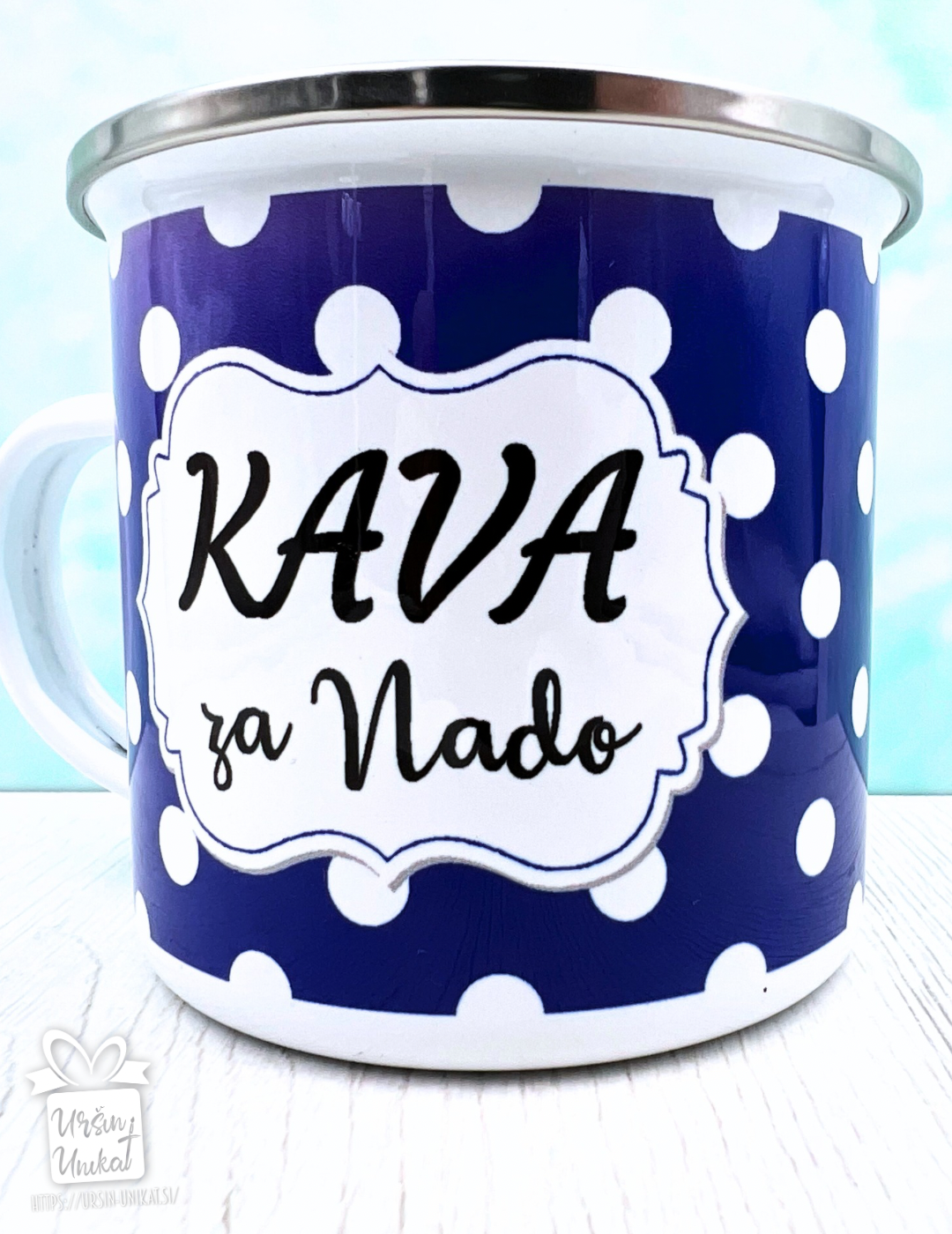 ODPRODAJA: emajlirana skodelica