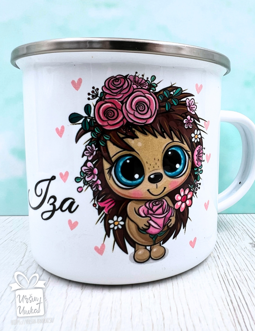 ODPRODAJA: emajlirana skodelica