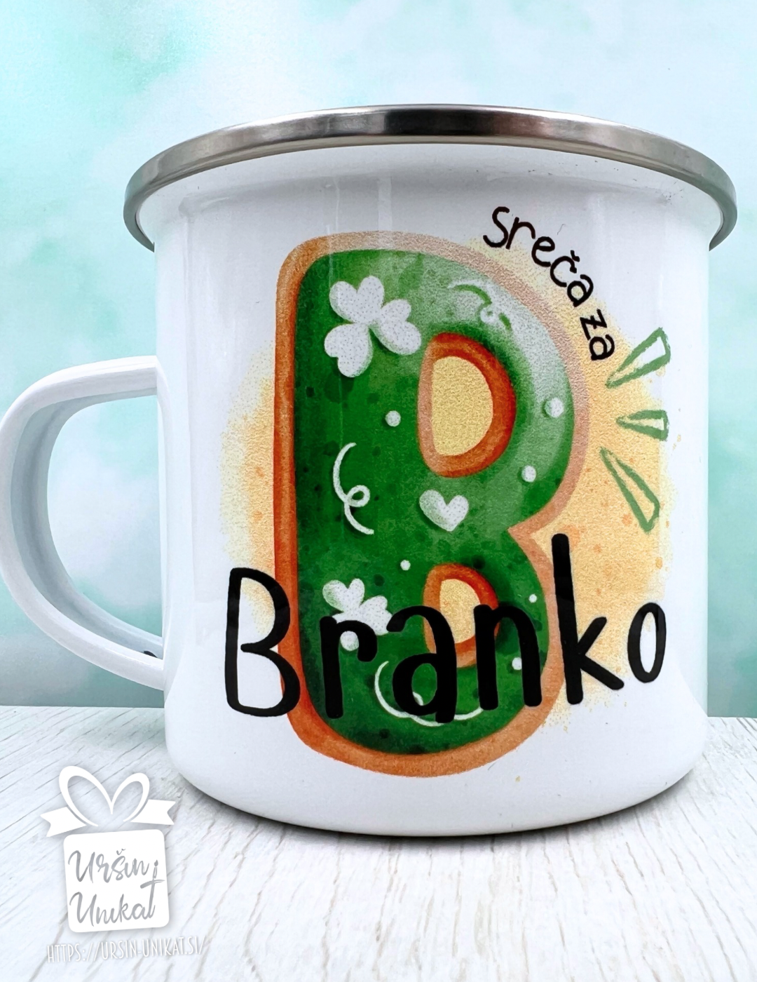 ODPRODAJA: emajlirana skodelica
