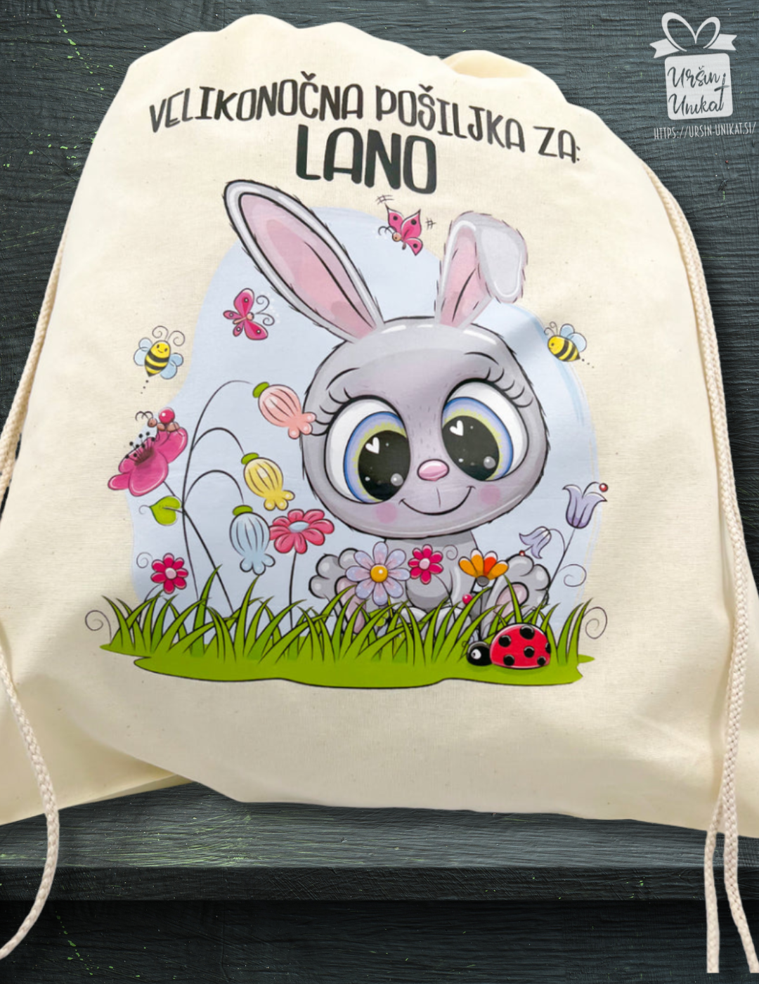VELIKONOČNA VREČA z imeni - VEČ MOTIVOV