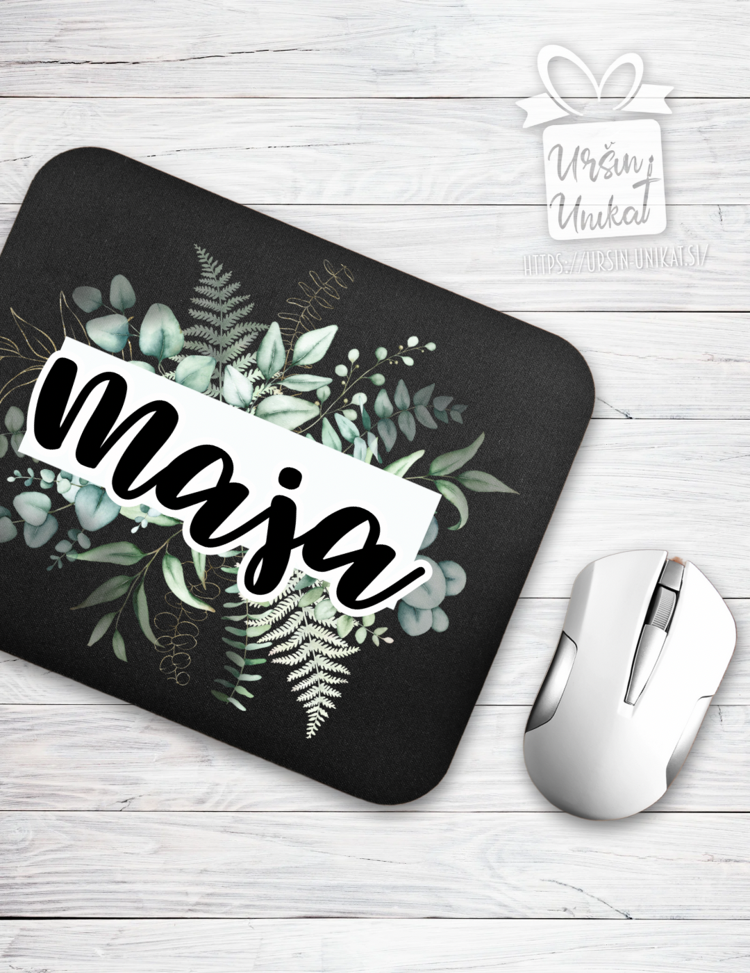 Podloga za miško “ime” - darilo za učiteljico