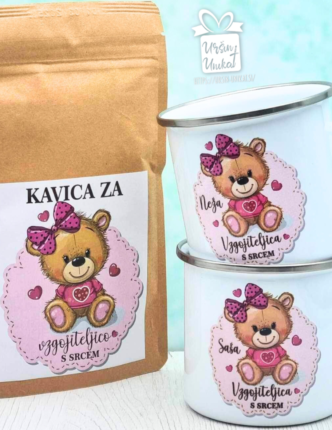 DARILO ZA VZGOJITELJICO - KOMPLET - več možnosti