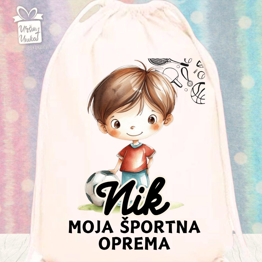 VREČA za športno opremo - za ŠOLO