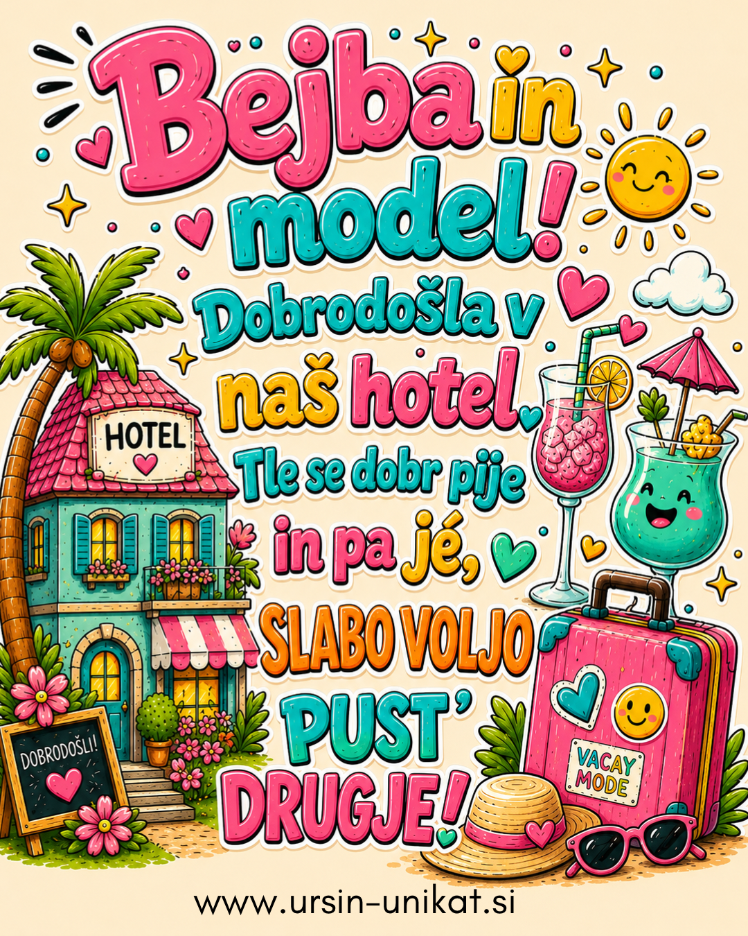PREDPRAŽNIK - Bejba in model - hotel