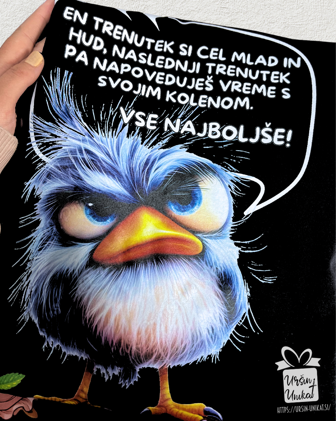 Bombažna majica “Vse najboljše” darilo za rojstni dan -