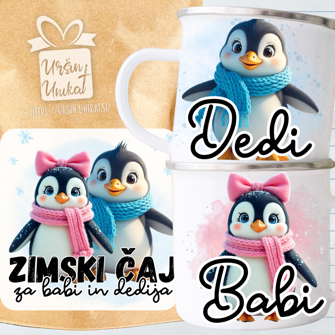 Božično darilo: KOMPLET babi + dedi + božični čaj