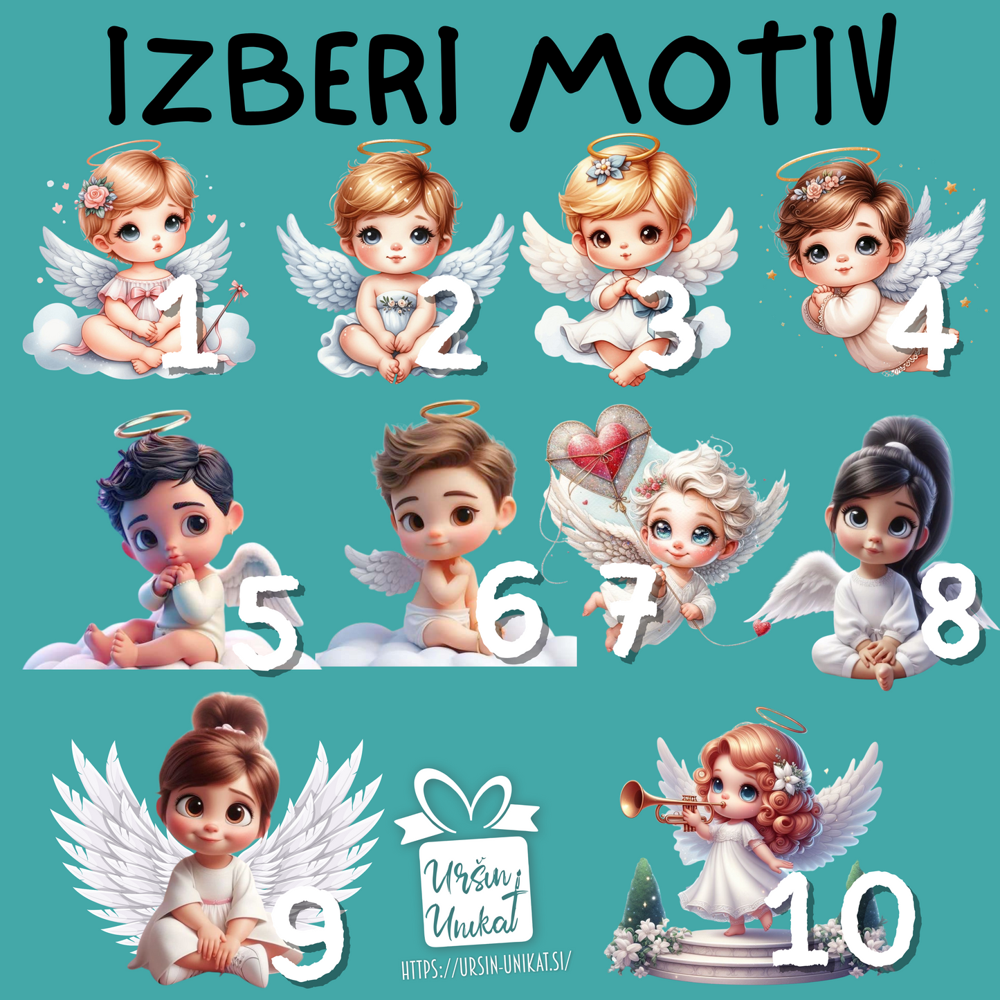 DARILO ZA SVETI KRST - VEČ IZDELKOV IN MOTIVOV