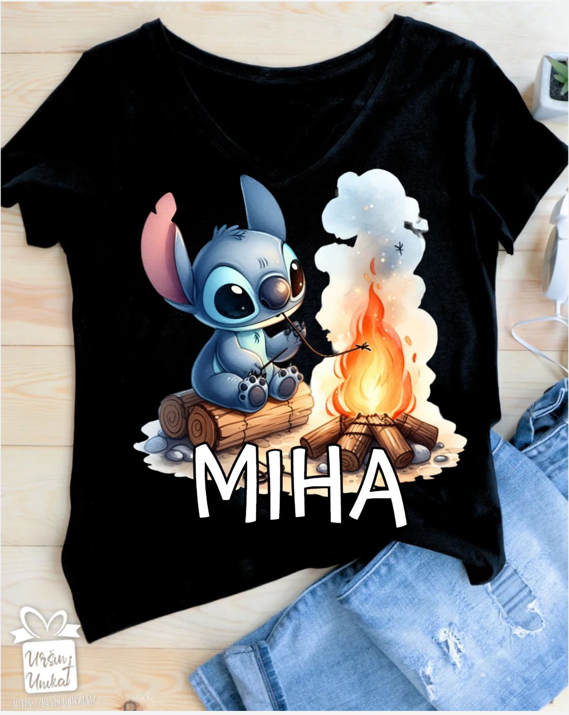 Otroška majica STICH - klikni za več motivov - žverca