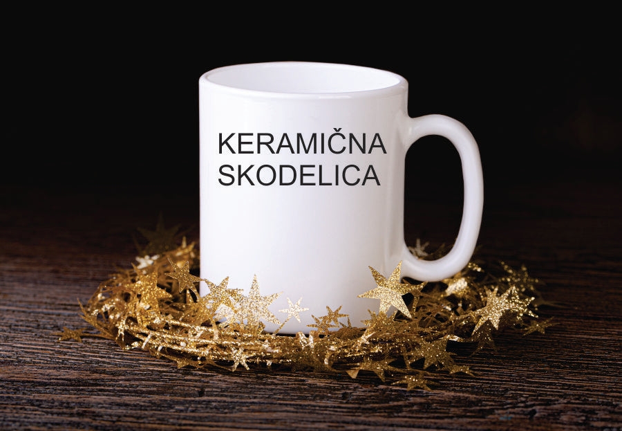 DARILO ZA SV. KRST: Emajlirana ali keramična skodelica
