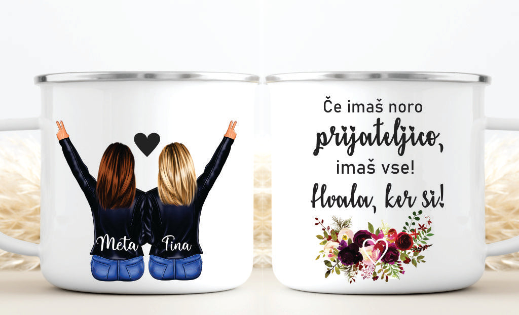 Skodelica "NORA PRIJATELJICA" - več možnosti