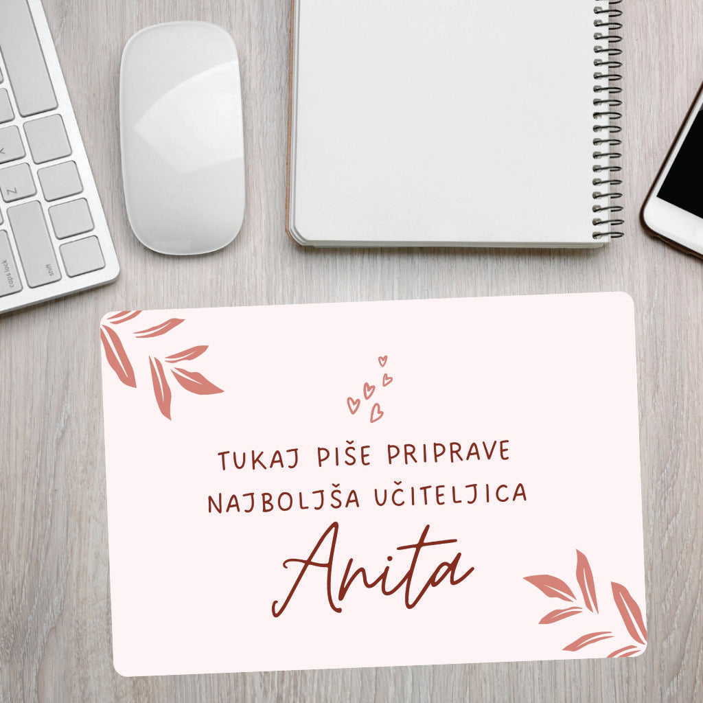 DARILO ZA UČITELJICO: Podloga za miško