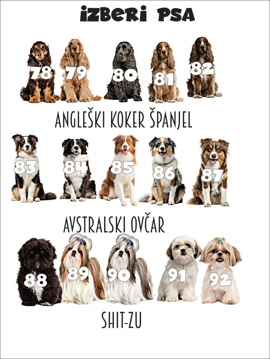 STENSKA GRAFIKA "PUNCA + KUŽA"