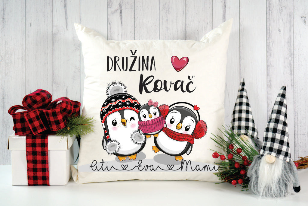 Blazina "PINGVINI - DRUŽINA" Več možnosti.