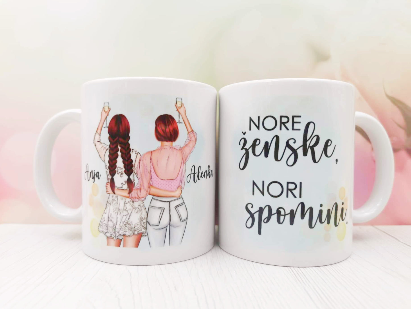 Skodelica "NORE ŽENSKE, NORI SPOMINI" - več možnosti