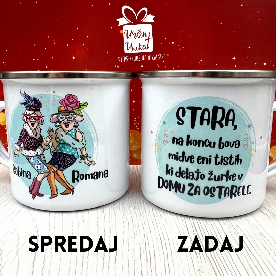 Skodelica "STARA ..." - več možnosti