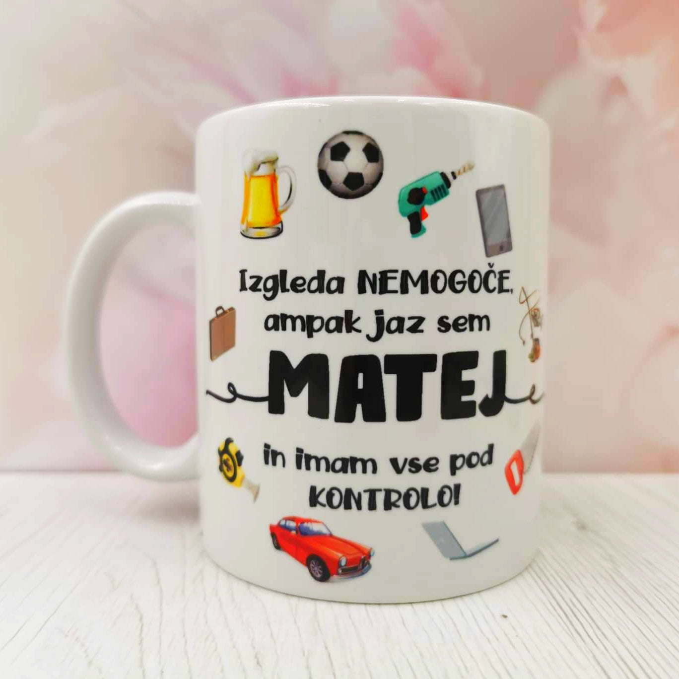 Keramična skodelica - IZGLEDA NEMOGOČE - ZANJ