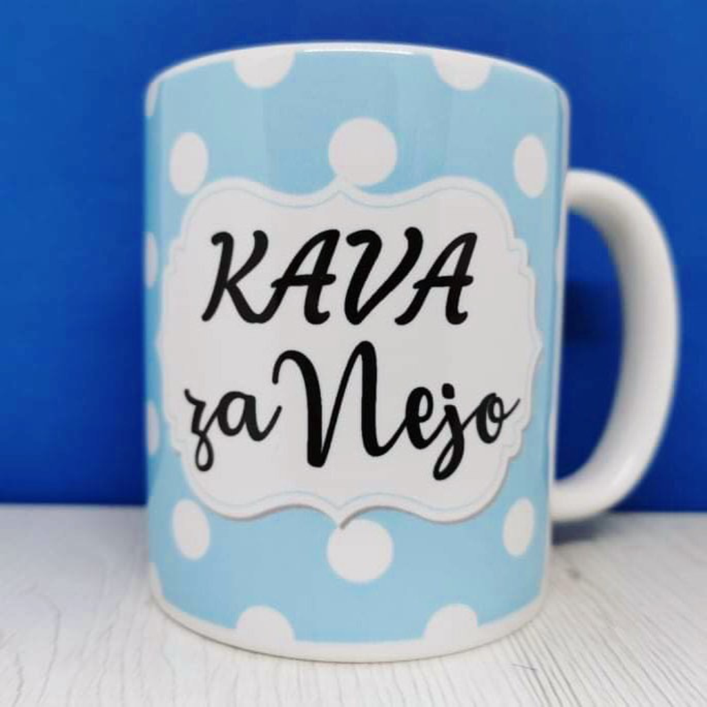 Keramična ali emajlirana skodelica "RETRO PIKE" več možnosti
