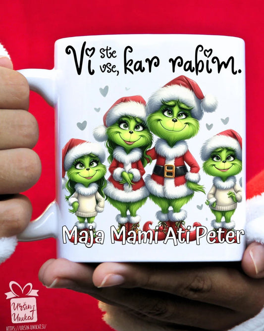 SKODELICA - “GRINCH DRUŽINA” -  božično darilo