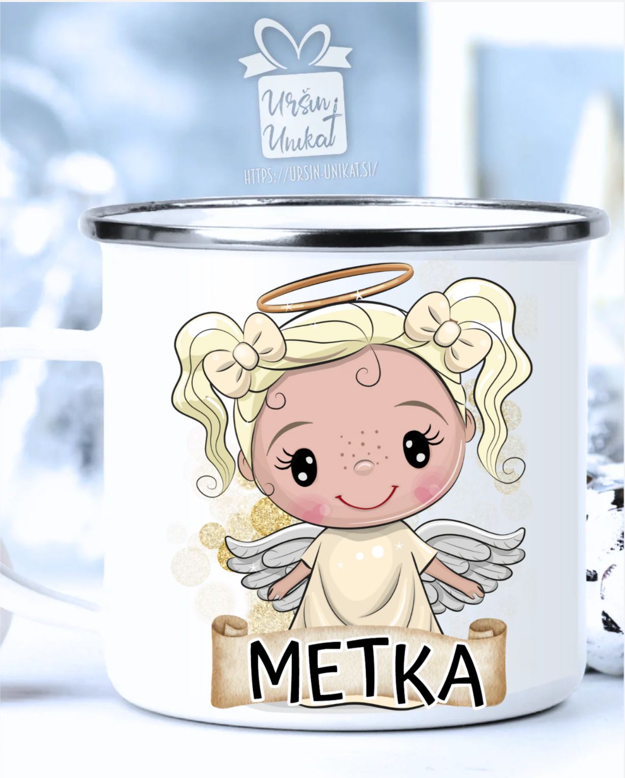 SKODELICA/FLAŠKA - ANGELČKI - oglej si več možnosti