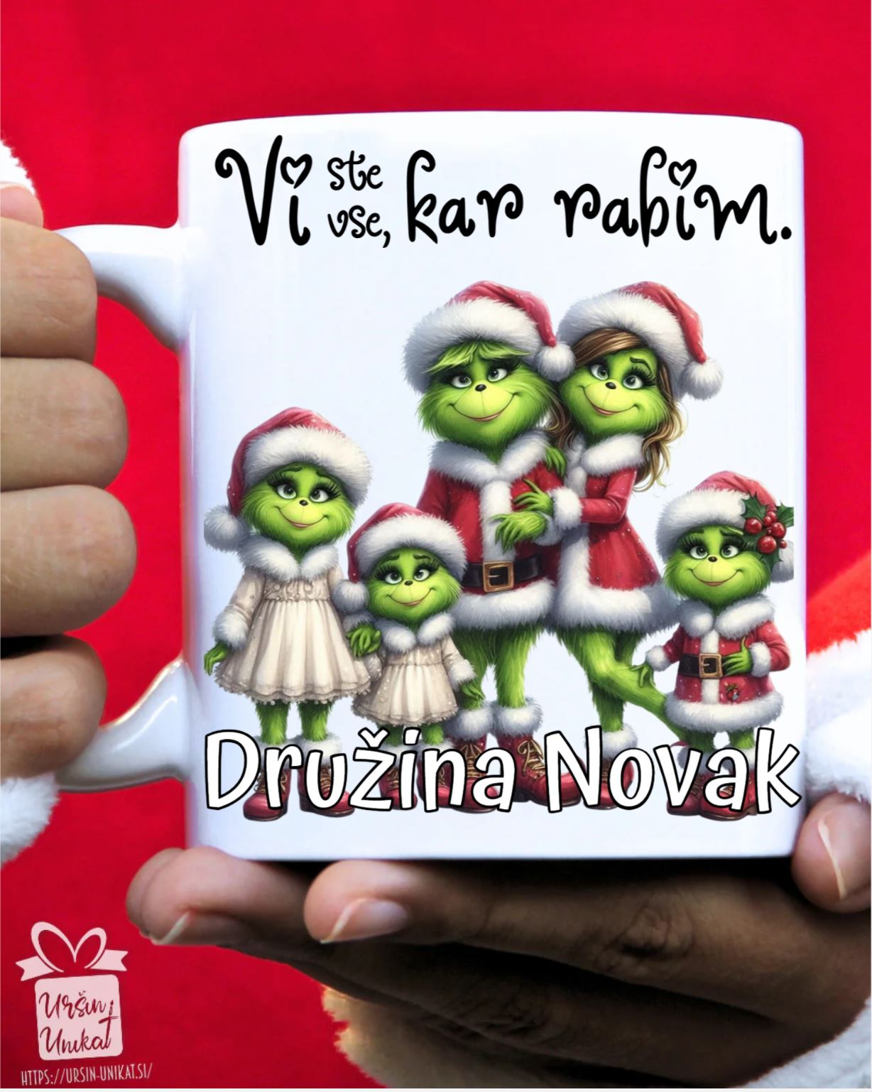 SKODELICA - “GRINCH DRUŽINA” -  božično darilo