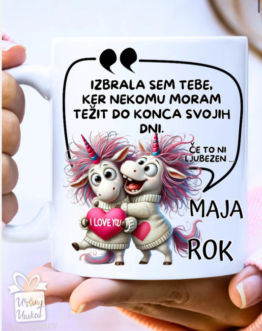 SKODELICA -IZBRAL/A sem tebe - valentinovo - Linija “Če to ni ljubezen”