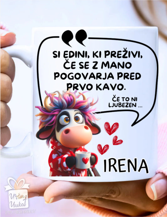 SKODELICA - PRED PRVO KAVO - darilo za valentinovo - Linija “Če to ni ljubezen”
