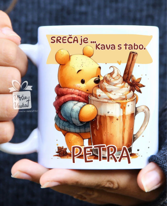 SKODELICA - SREČA JE kava s tabo - lepo darilo