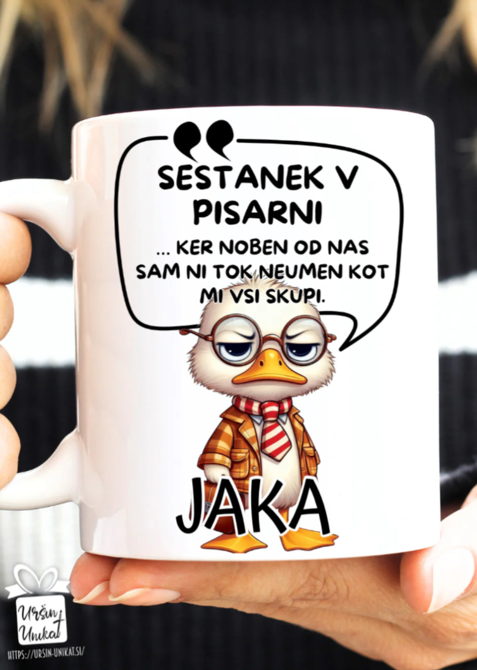 Skodelica: “Sestanek v pisarni” - darilo za sodelavca