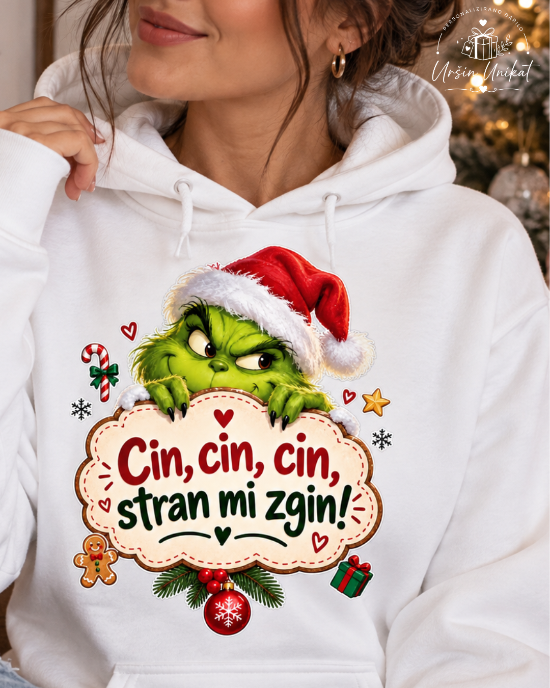 Majica ali hoodie - CIN, CIN, CIN, stran mi zgin