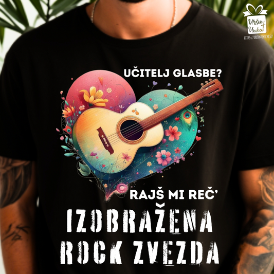 Bombažna majica “UČITELJ/ica GLASBE”