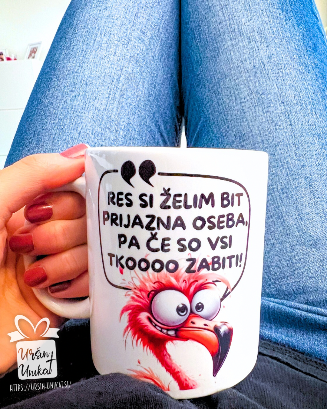 Skodelica/flaška "PRIJAZNA”