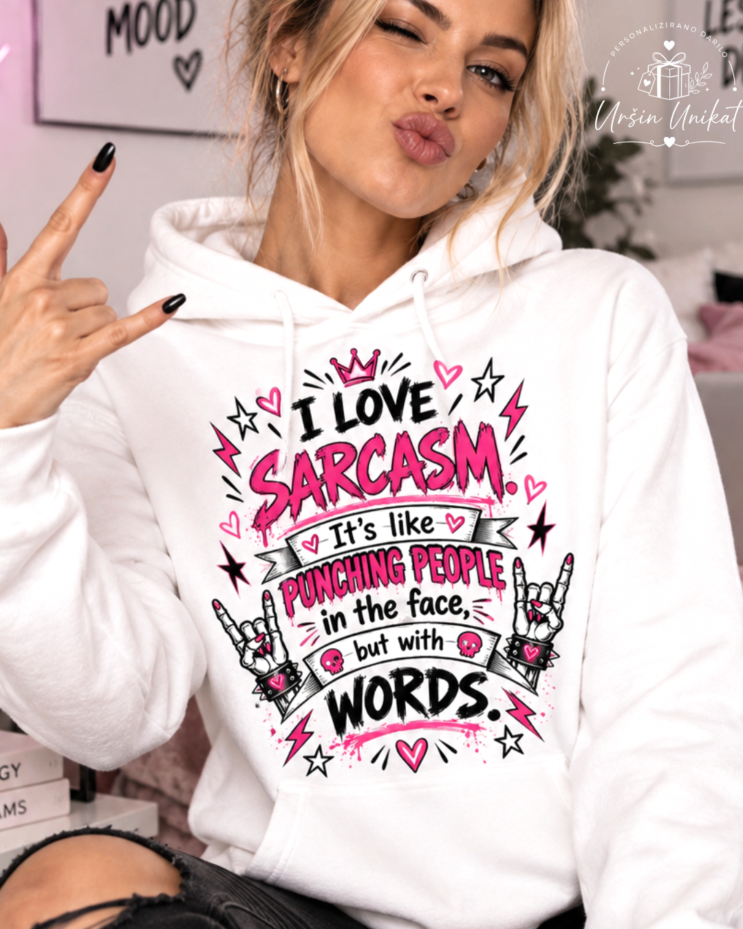 Majica ali hoodie - “Sarcasm”