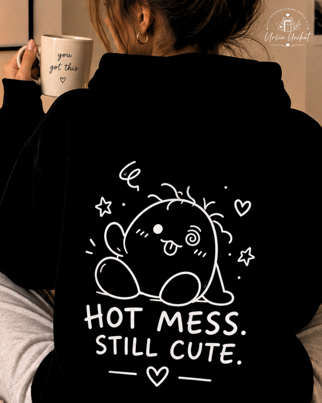 Majica ali hoodie - “Buddy” - Hot mess. Still cute.
