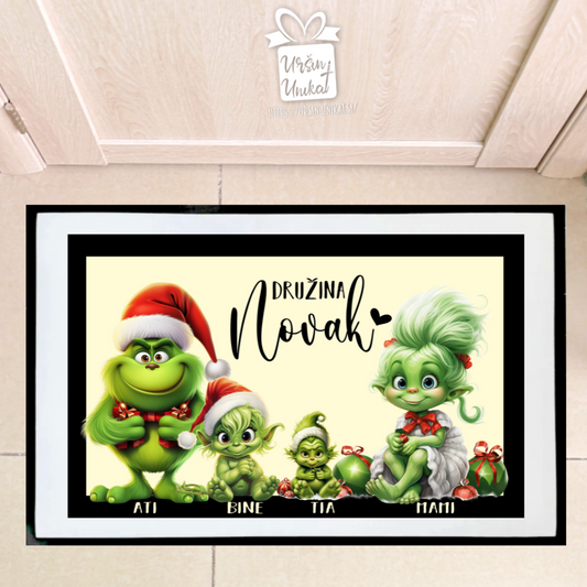 PREDPRAŽNIK “GRINCH” - družina - personalizirano darilo