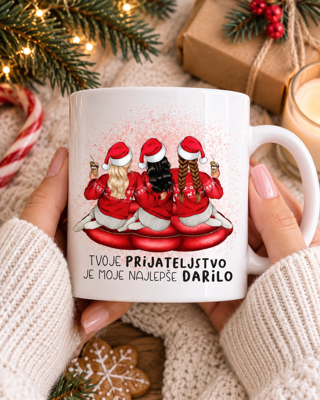 Skodelica - Božično darilo za prijateljico - Najlepše darilo